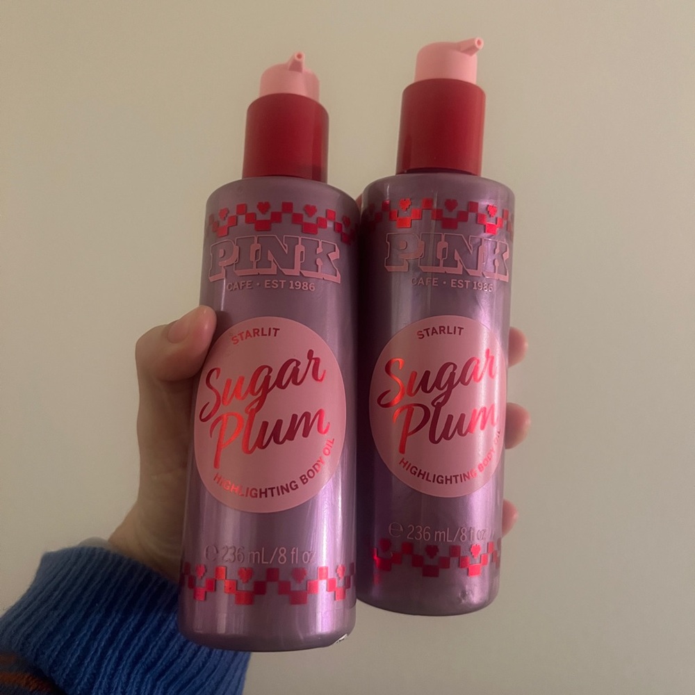 Victoria’s Secret Limited-Edition Sugar Plum Starlit Highlighting Body Oil X2